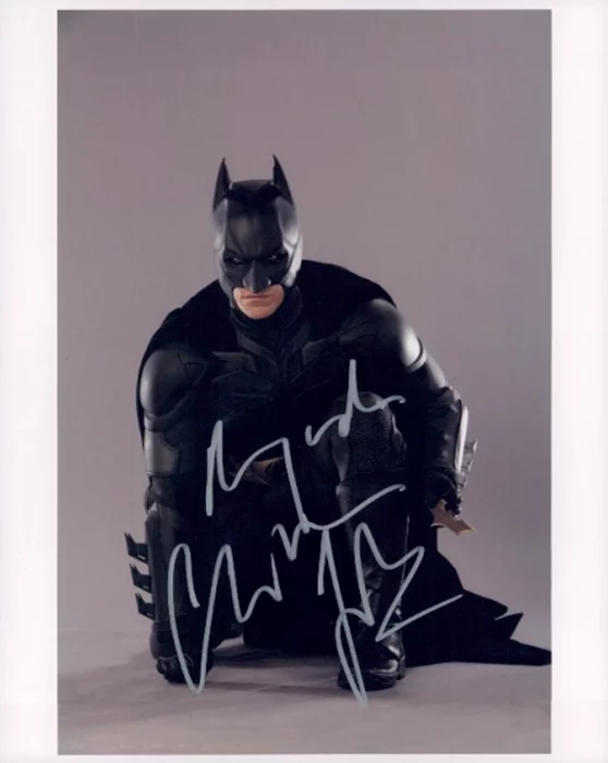 Christian Bale autograph