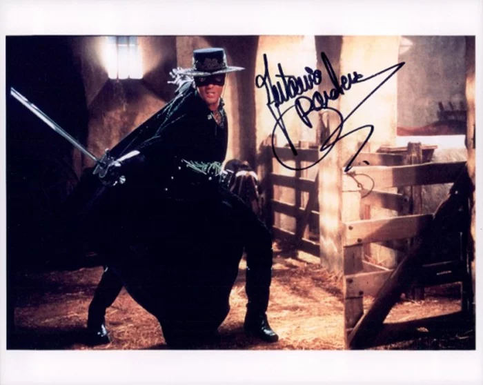 Antonio Banderas autograph
