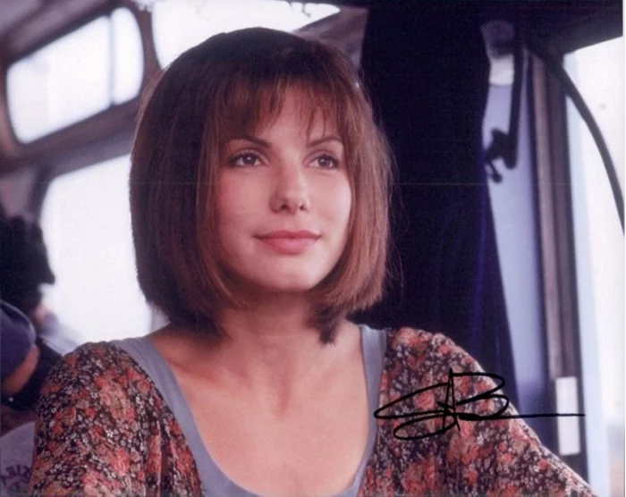 Sandra Bullock autograph