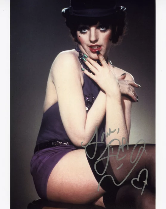 Liza Minnelli autograph