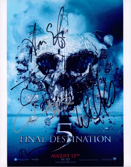 Final Destination 5 autograph