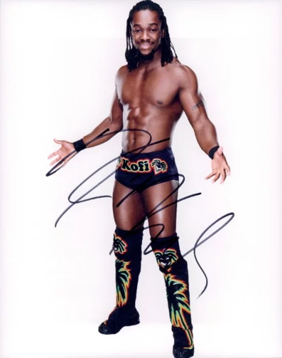 Kofi Kingston autograph