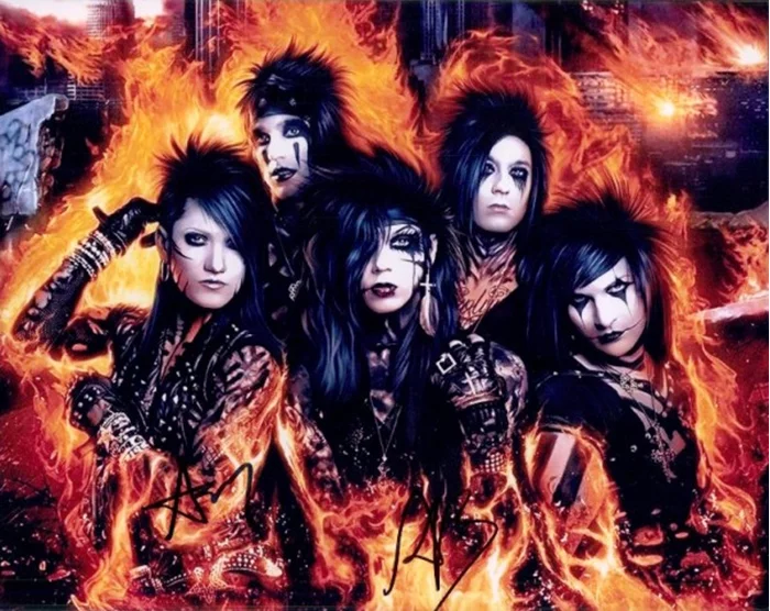 Black Veil Brides autograph