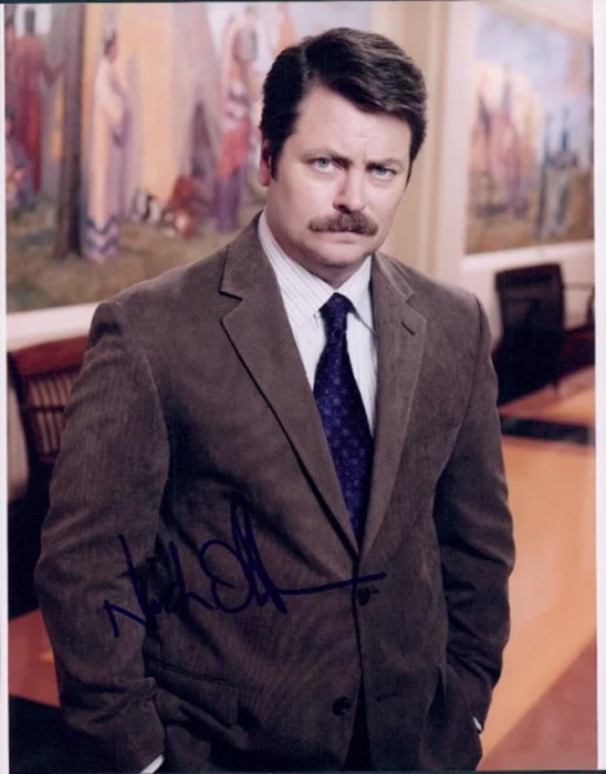 Nick Offerman autograph