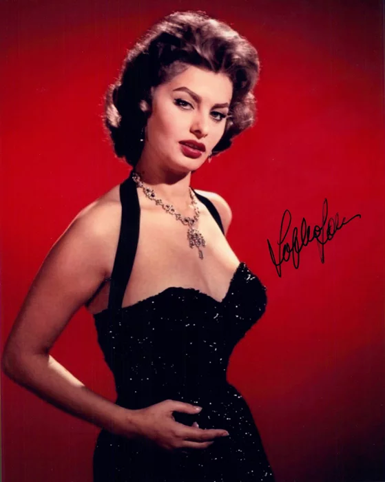 Sophia Loren autograph
