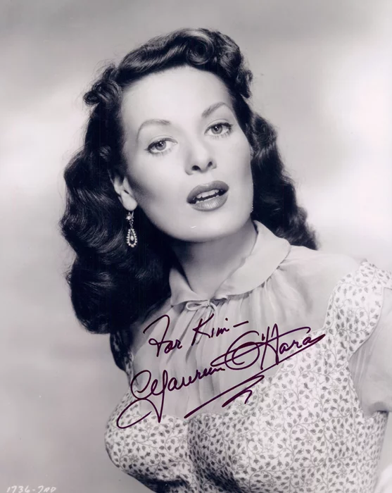 Maureen O'Hara autograph