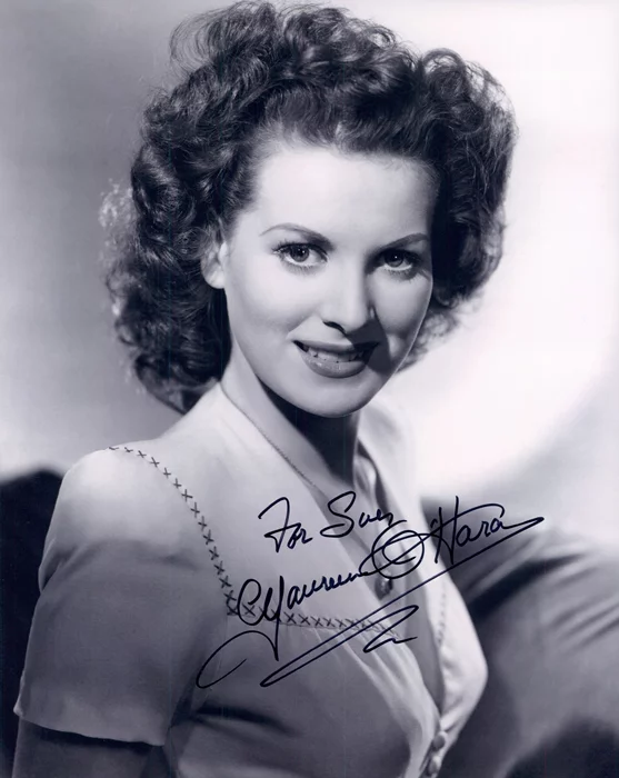 Maureen O'Hara autograph