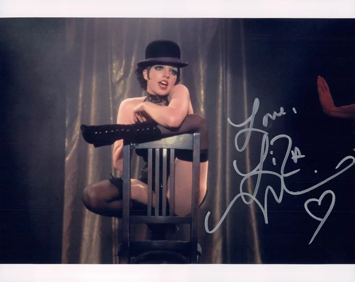 Liza Minnelli autograph