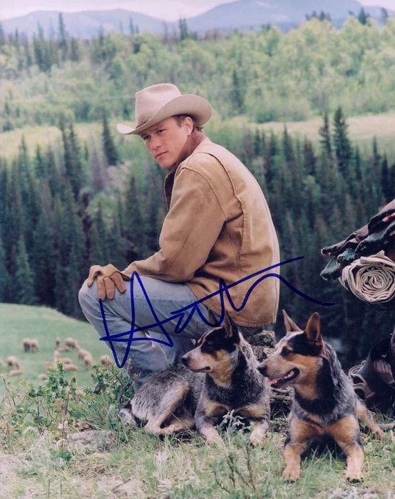 Heath Ledger autograph