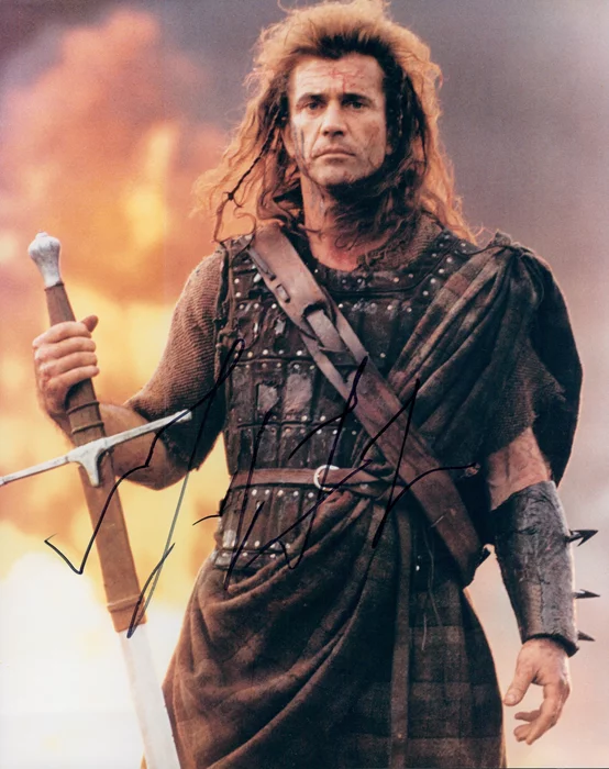 Mel Gibson autograph