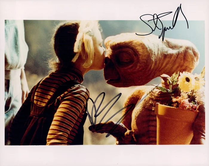 E.T. the Extra-Terrestrial autograph