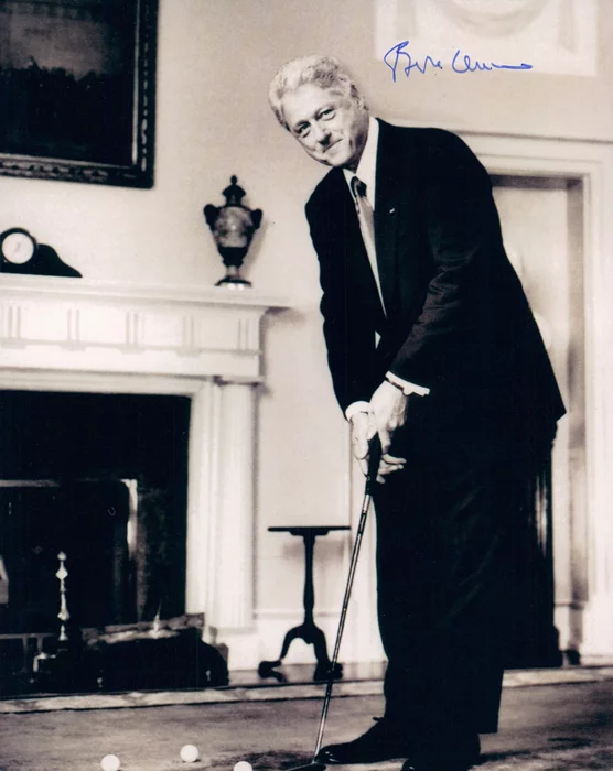 Bill Clinton autograph
