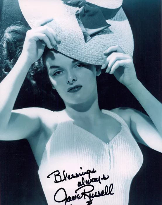 Jane Russell autograph