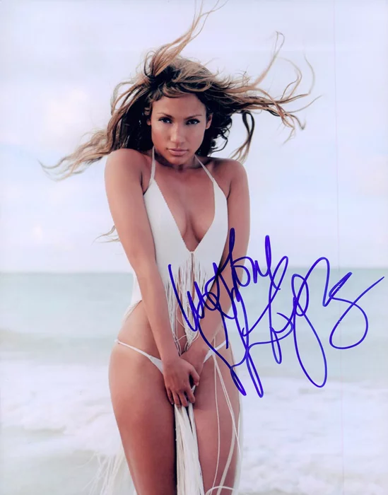 Jennifer Lopez autograph