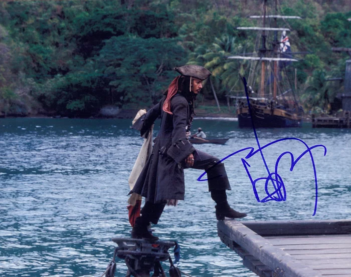 Johnny Depp autograph