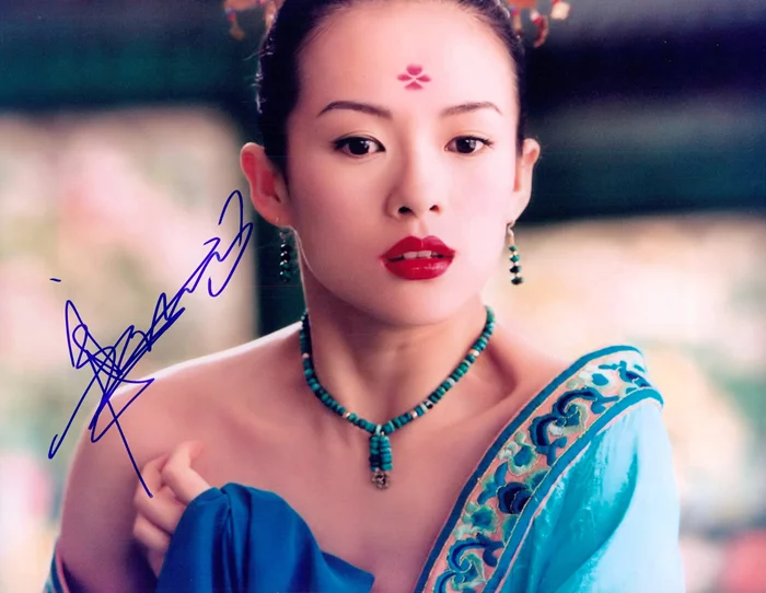 Ziyi Zhang autograph