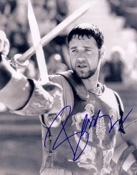 Russell Crowe autograph