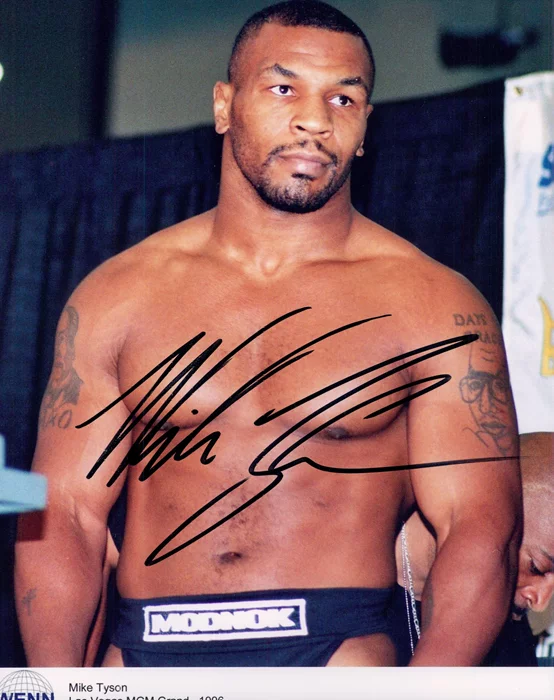 Mike Tyson autograph