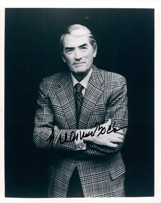 Gregory Peck autograph
