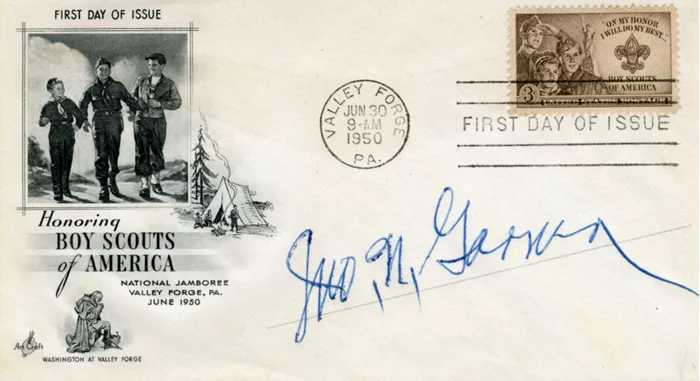 John N. Garner autograph