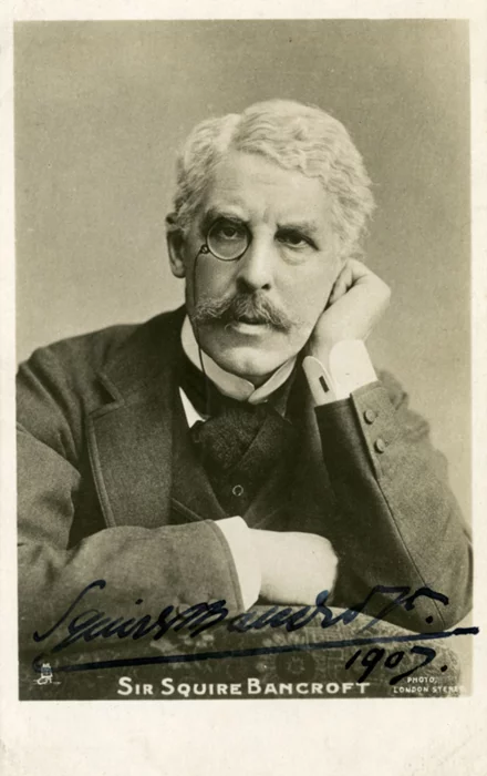 Squire Bancroft autograph