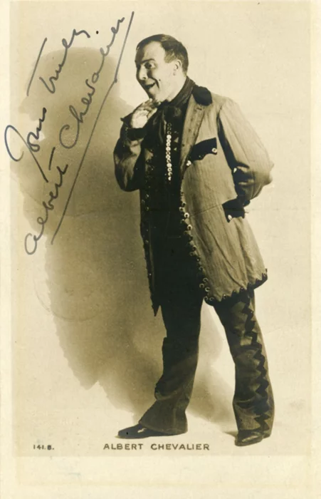 Albert Chevalier autograph