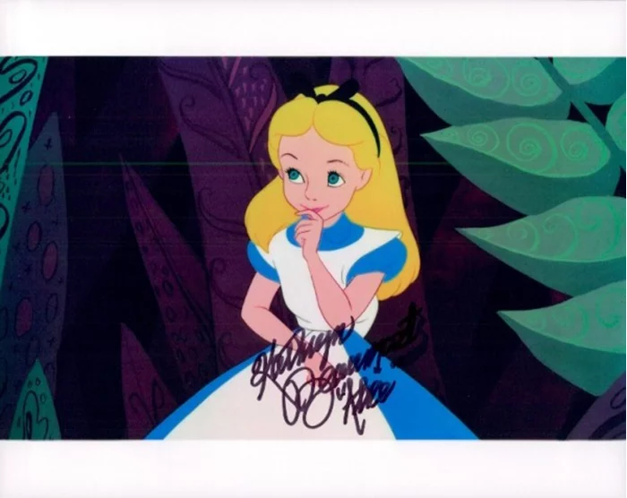 Kathryn Beaumont autograph
