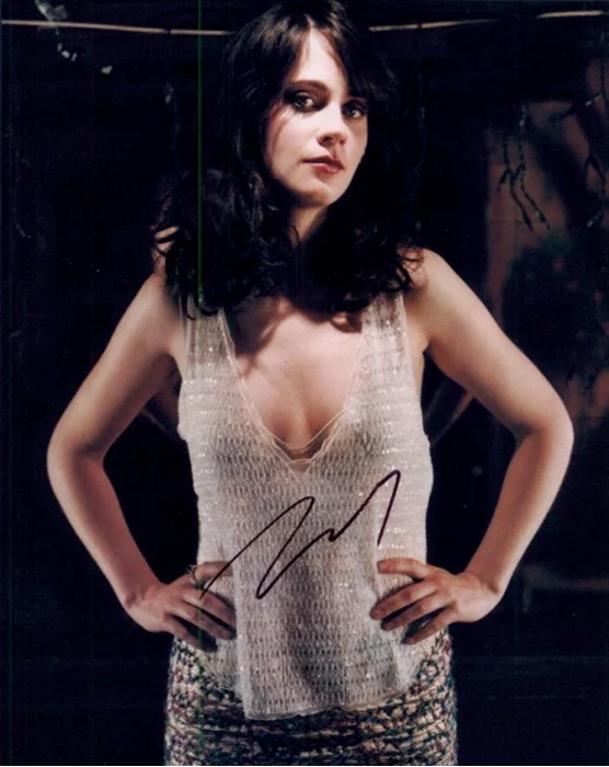 Zooey Deschanel autograph