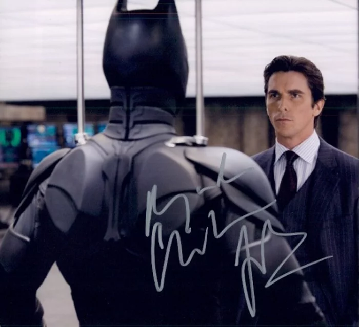 Christian Bale autograph