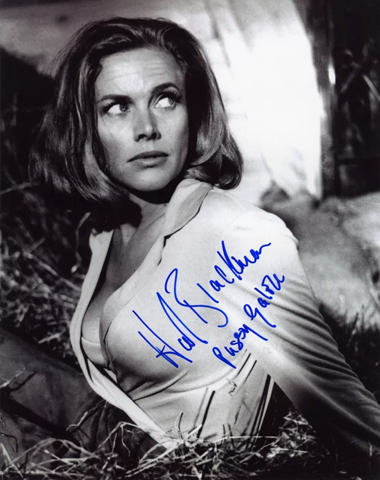 Honor Blackman autograph
