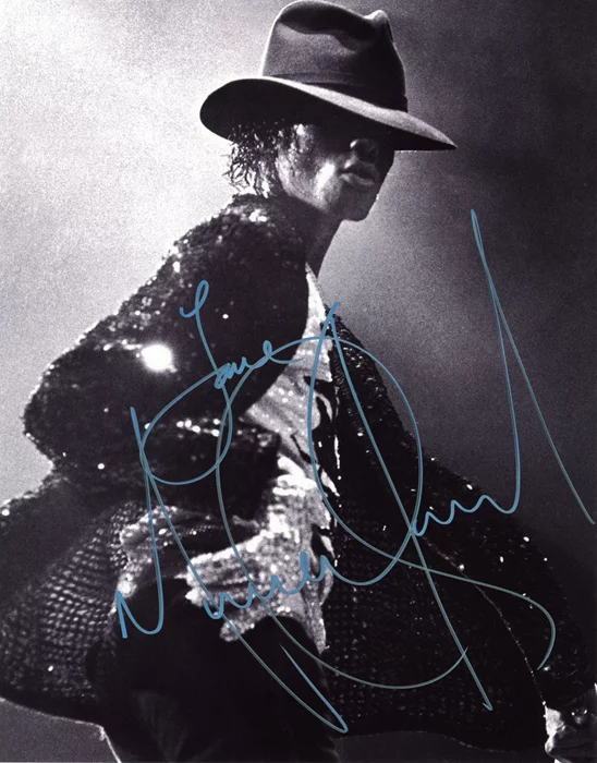 Michael Jackson autograph
