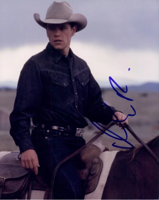 Matt Damon autograph