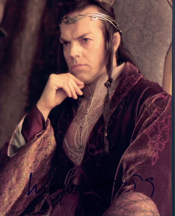 Hugo Weaving autograph