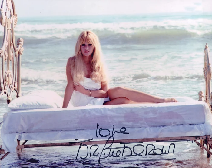 Brigitte Bardot autograph