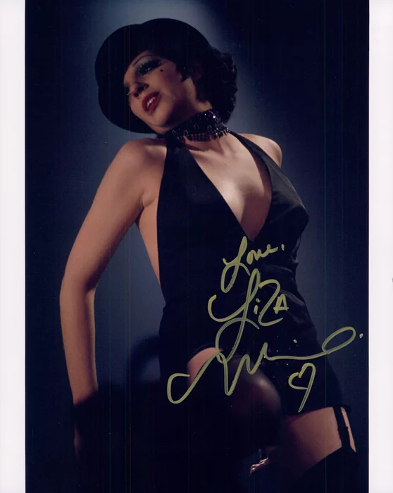 Liza Minnelli autograph