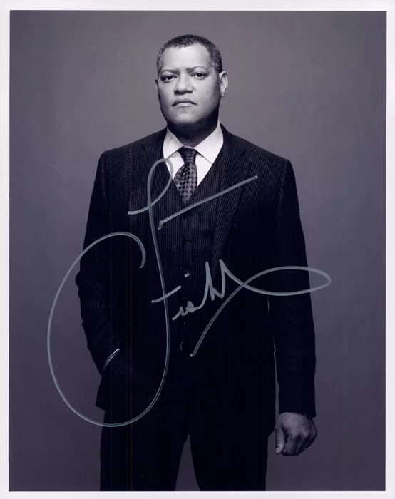 Laurence Fishburne autograph