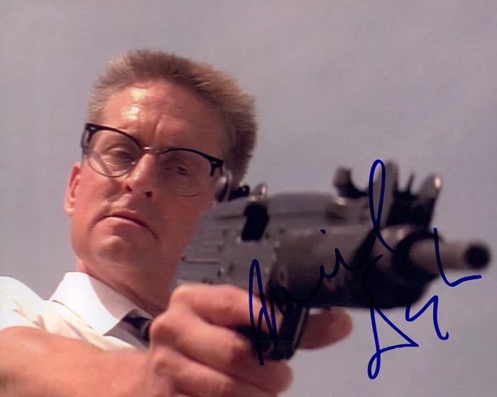 Michael Douglas autograph