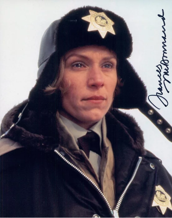 Frances McDormand autograph