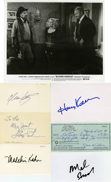 Blazing Saddles autograph
