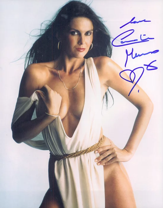 Caroline Munro autograph