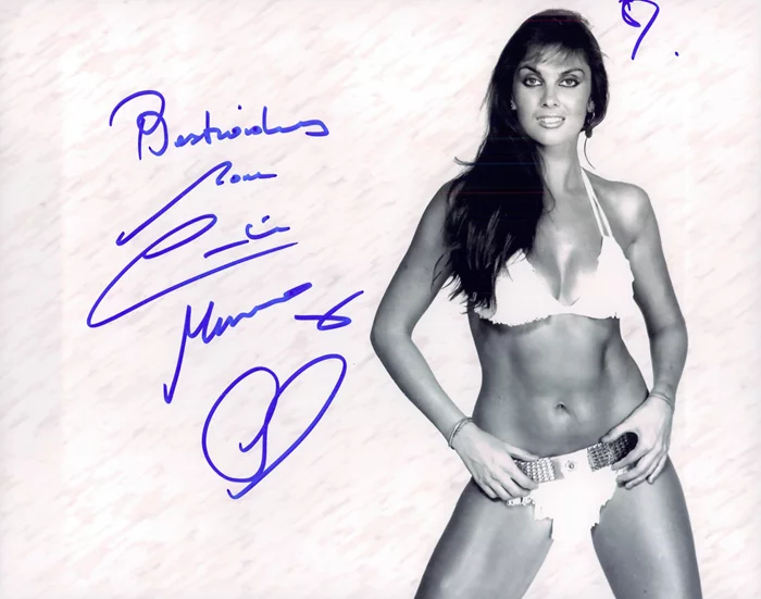 Caroline Munro autograph