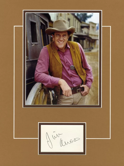 James Arness autograph