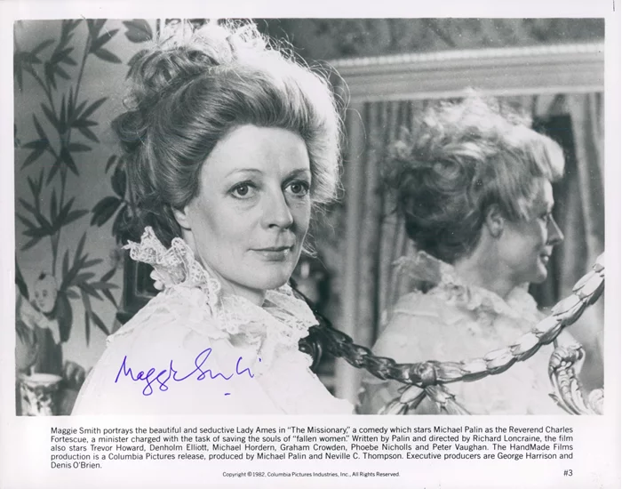 Maggie Smith autograph