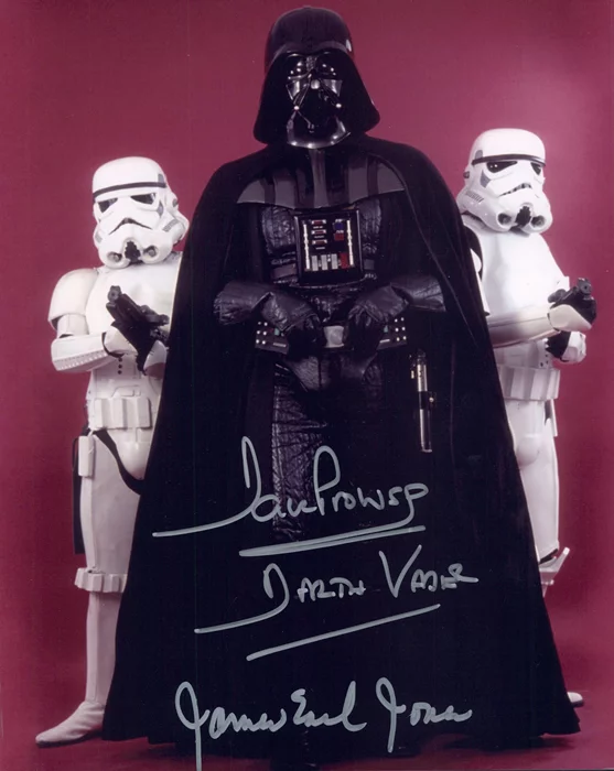 Darth Vader autograph