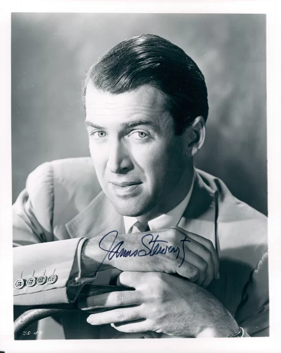 James Stewart autograph