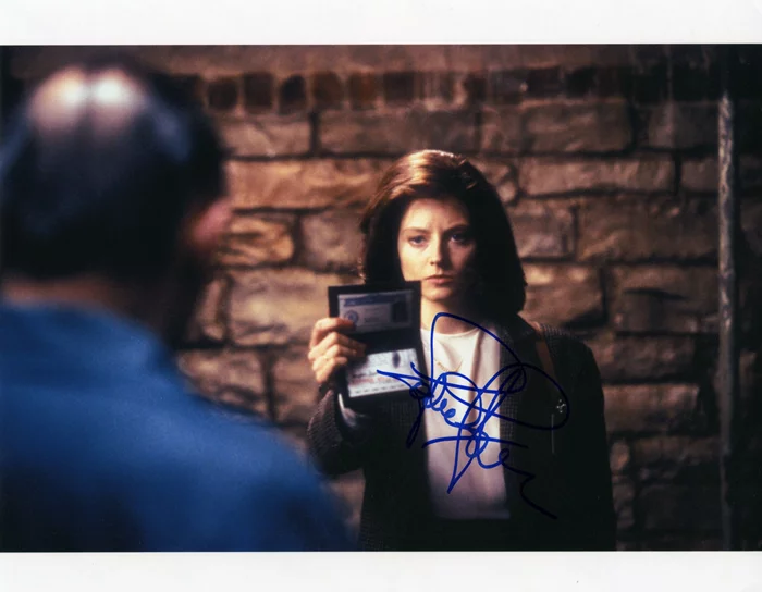 Jodie Foster autograph
