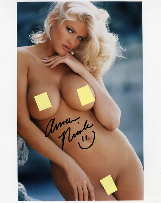 Anna Nicole Smith autograph