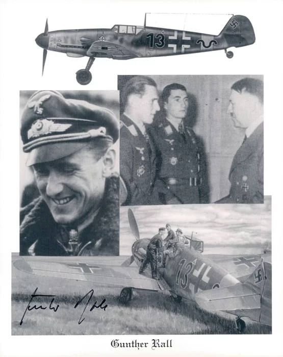Gunther Rall autograph