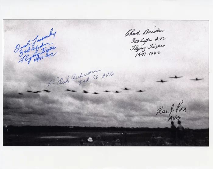 Flying Tigers autograph