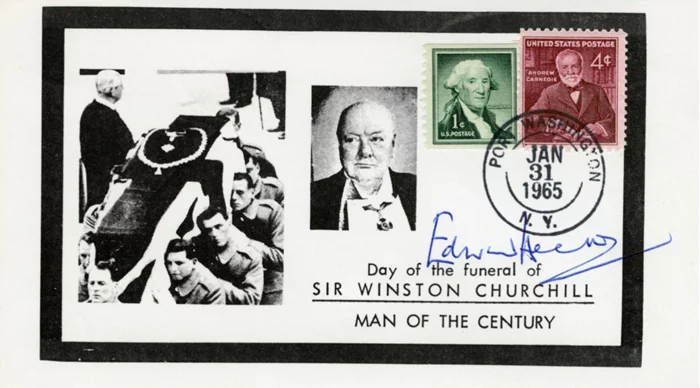 Edward Heath autograph